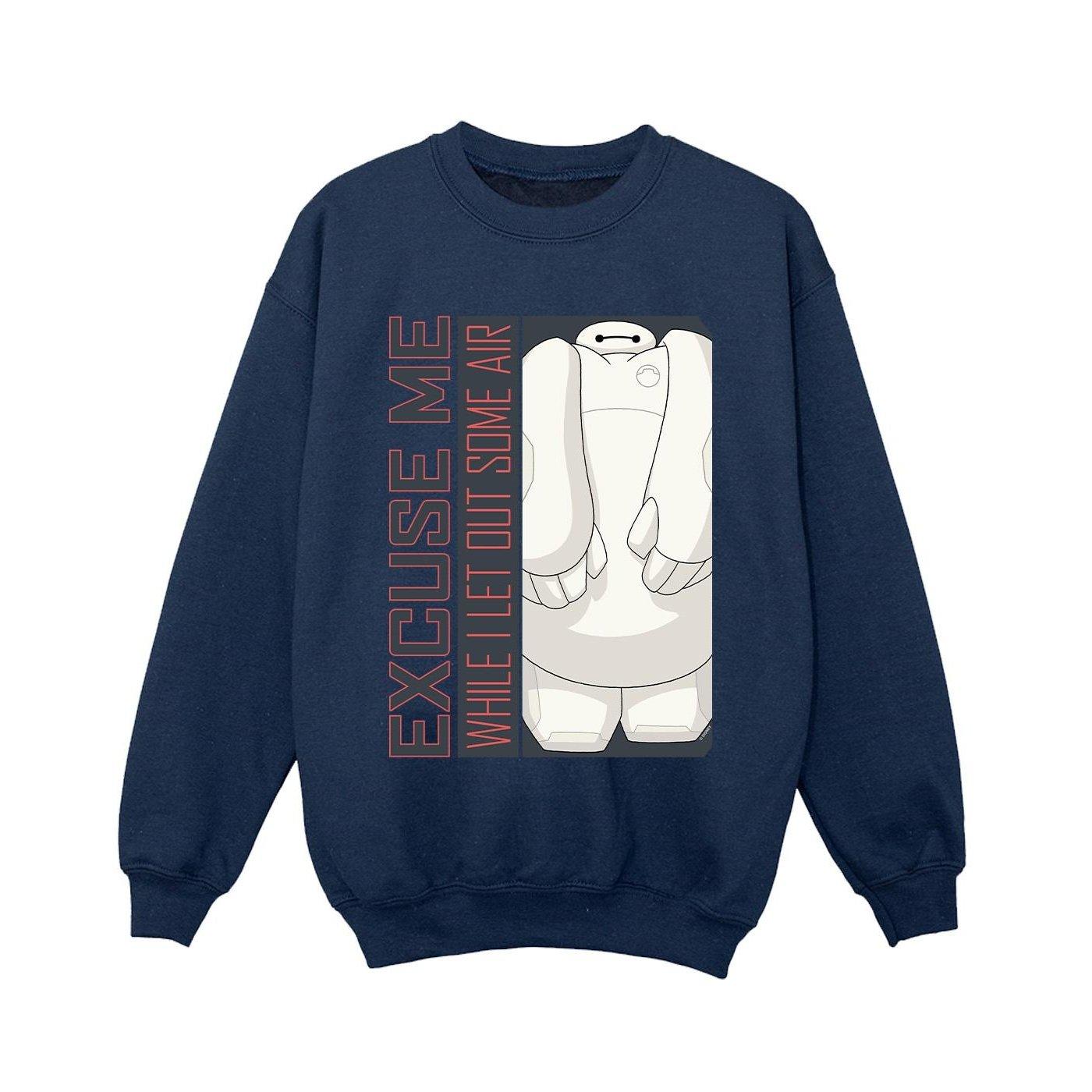 Disney  Big Hero 6 Excuse Me Some Air Sweatshirt 