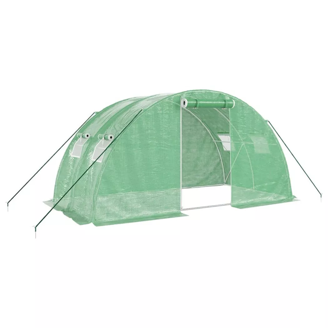 VidaXL - Gewächshaus polyethylen, One Size, Grün