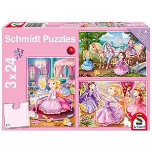 Puzzle Märchenhafte Prinzessin (3x24)