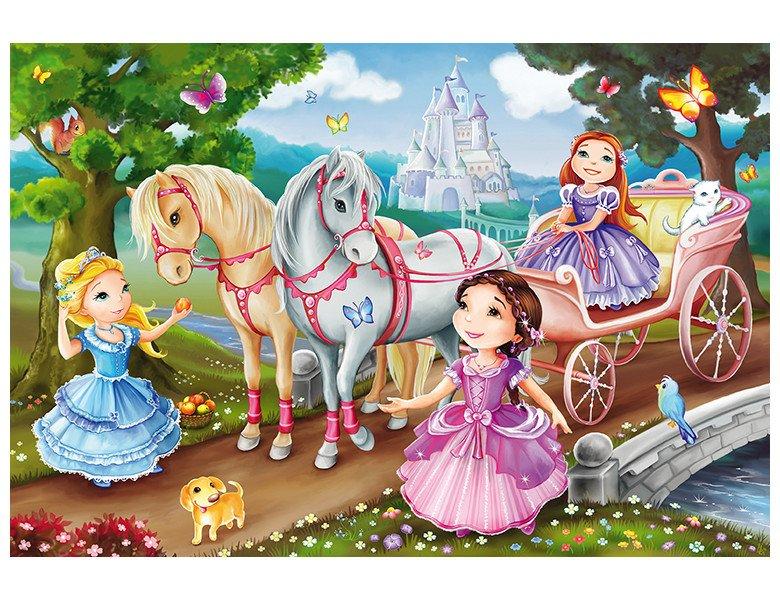 Schmidt  Puzzle Märchenhafte Prinzessin (3x24) 