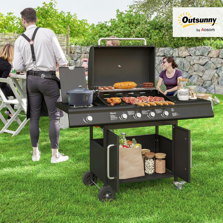 Outsunny  Barbecue à gaz 