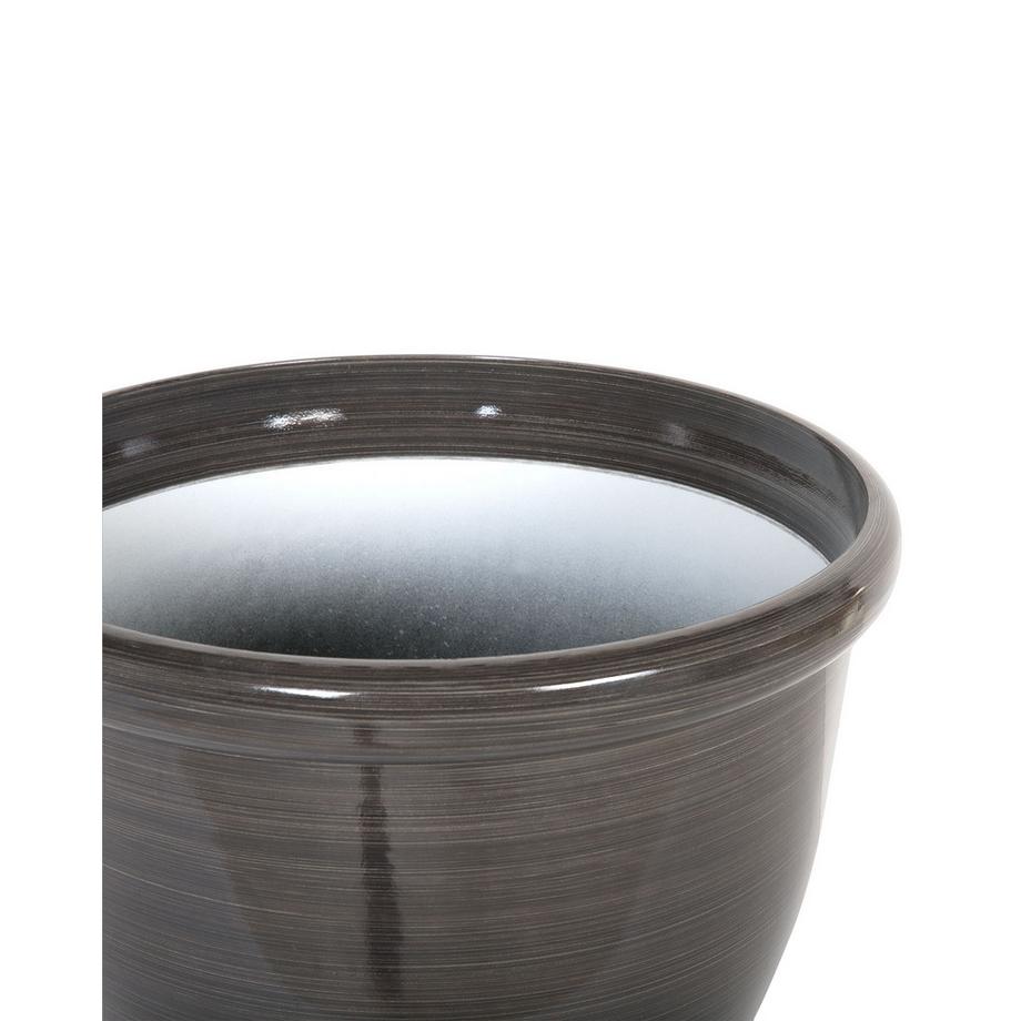 Beliani Set di 2 vasi per piante en Fibra d'argilla Glamour TESALIA  