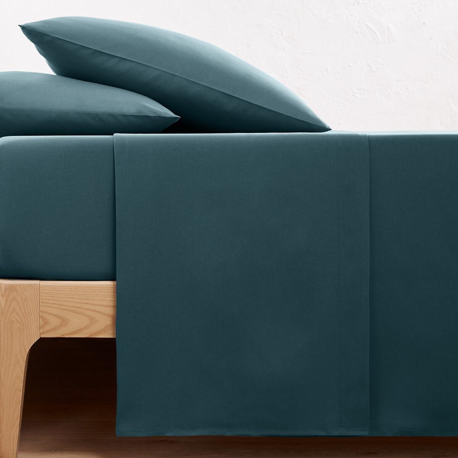 La Redoute Intérieurs Scenario Lenzuolo Piatto Tinta Unita in Cotone Biologico  