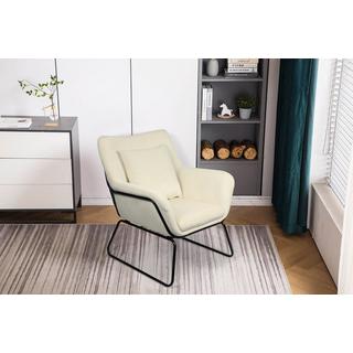 mutoni Poltrona lounge velluto velour beige  