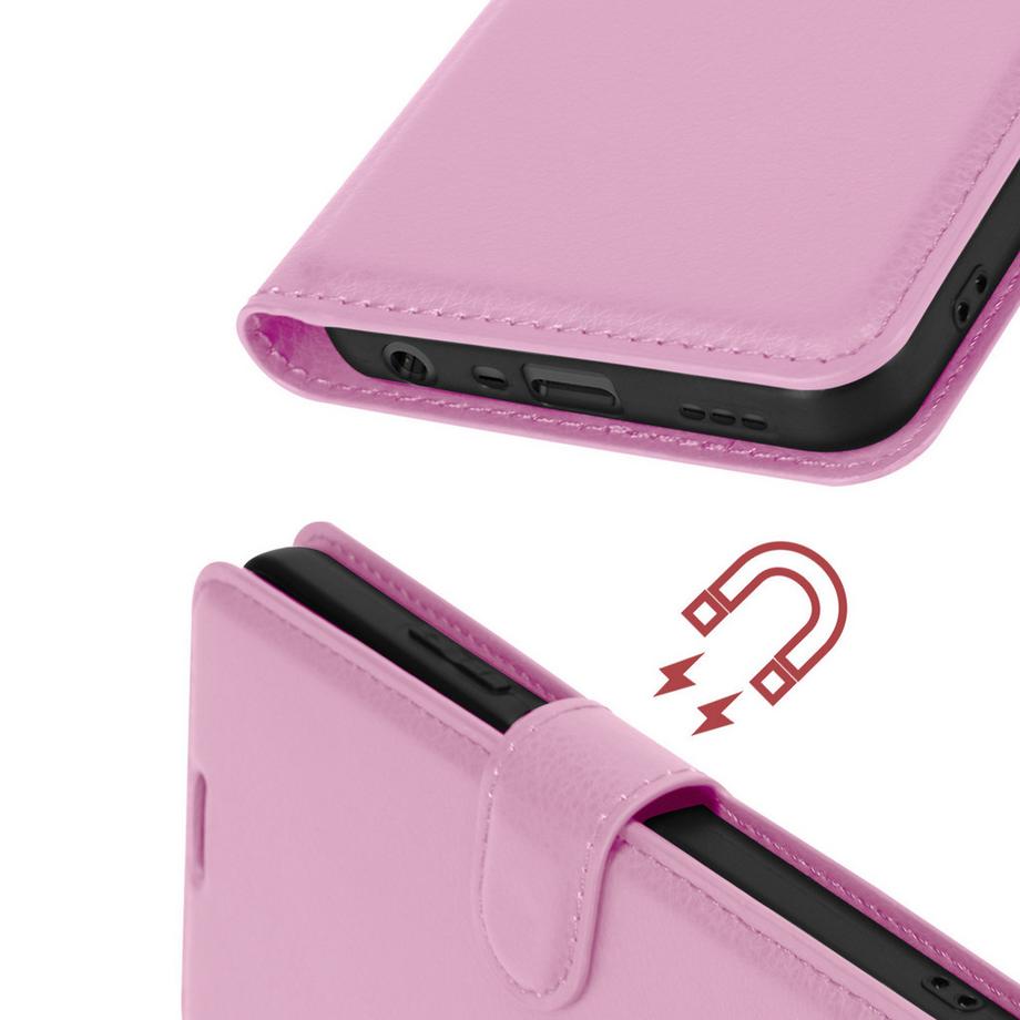 Avizar  Custodia Oppo A38 portacarte rosa 