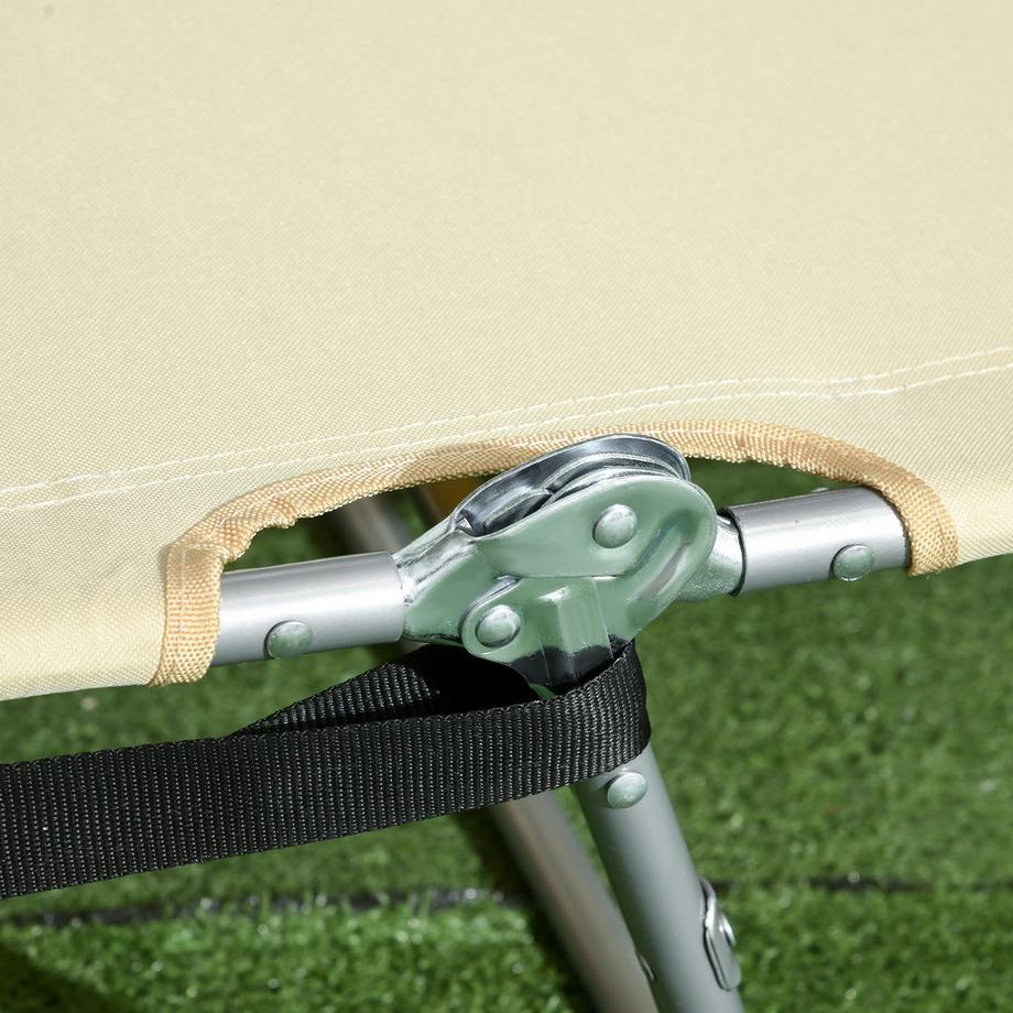 Outsunny chaise longue de jardin  