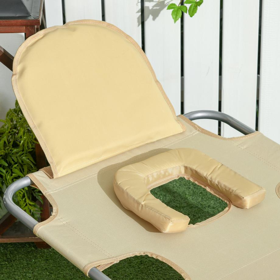 Outsunny chaise longue de jardin  