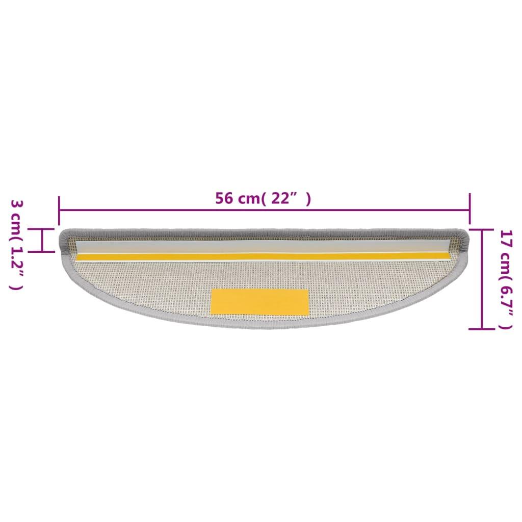 VidaXL 15 stk. treppenmatten polypropylen  