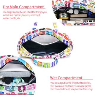 Only-bags.store Große Strandtasche mit Reißverschluss  