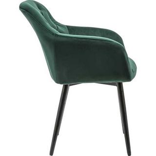 mutoni Fauteuil velours vert  