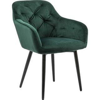 mutoni Fauteuil velours vert  