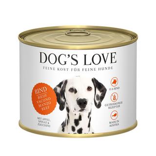 Dog's Love  Classic Adult Rind Apfel Spinat und Zucchini - Multipack 