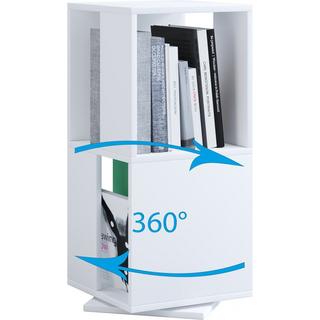 VCM Holz Stand Regal Büroregal Aktenregal Bücherregal drehbar Rondell Stifta L  