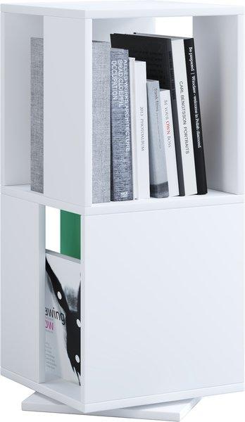 VCM Holz Stand Regal Büroregal Aktenregal Bücherregal drehbar Rondell Stifta L  