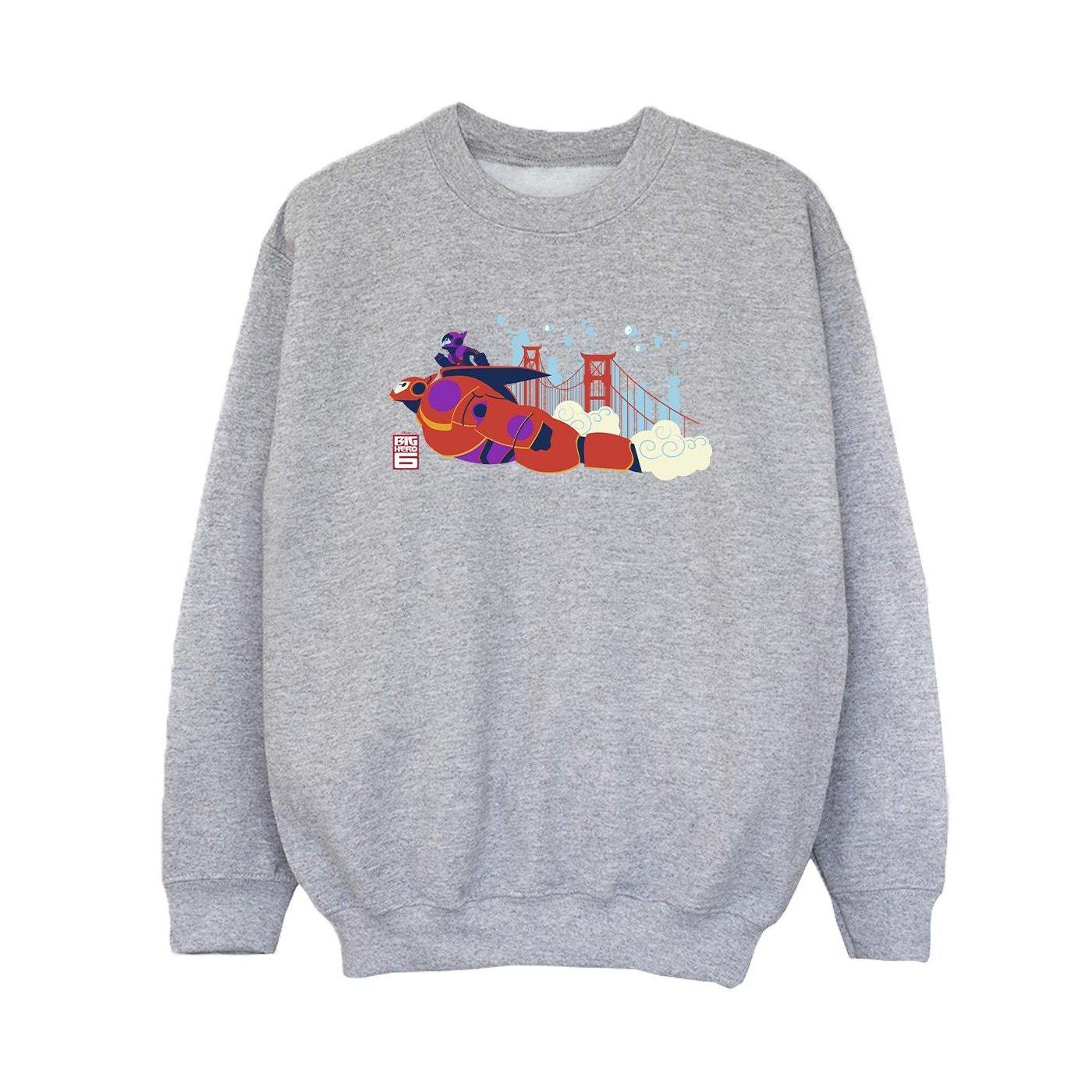 Disney  Big Hero 6 Baymax Hiro Bridge Sweatshirt 