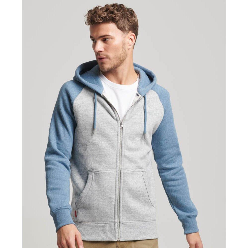 Superdry  fepa con zip a cappuccio essentia 