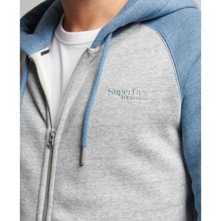 Superdry  sweatshirt à capuche de baseba zippé essentia 