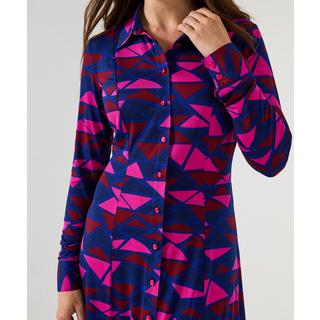 Joe Browns Robe-chemise midi Imprimé graphique rétro  