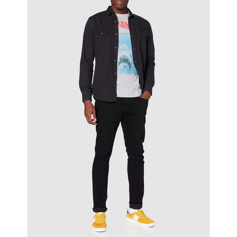 Jaws T-Shirt Stampa Grafica  