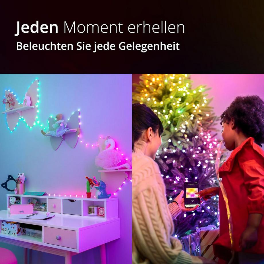 twinkly CANDIES mit 200 herzförmigen RGB LEDs  