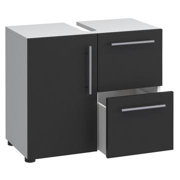 Badmöbel Badunterschrank Waschbeckenunterschrank Badezimmer Flandu Schublade
