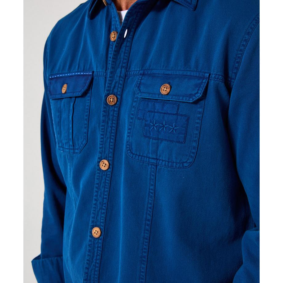 Joe Browns Chemise Bleue avec Détails Brodés  