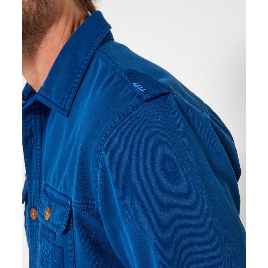 Joe Browns Chemise Bleue avec Détails Brodés  