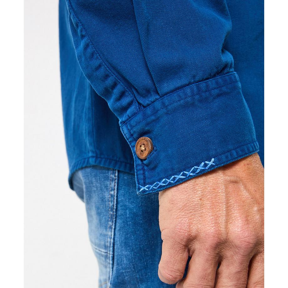 Joe Browns Chemise Bleue avec Détails Brodés  