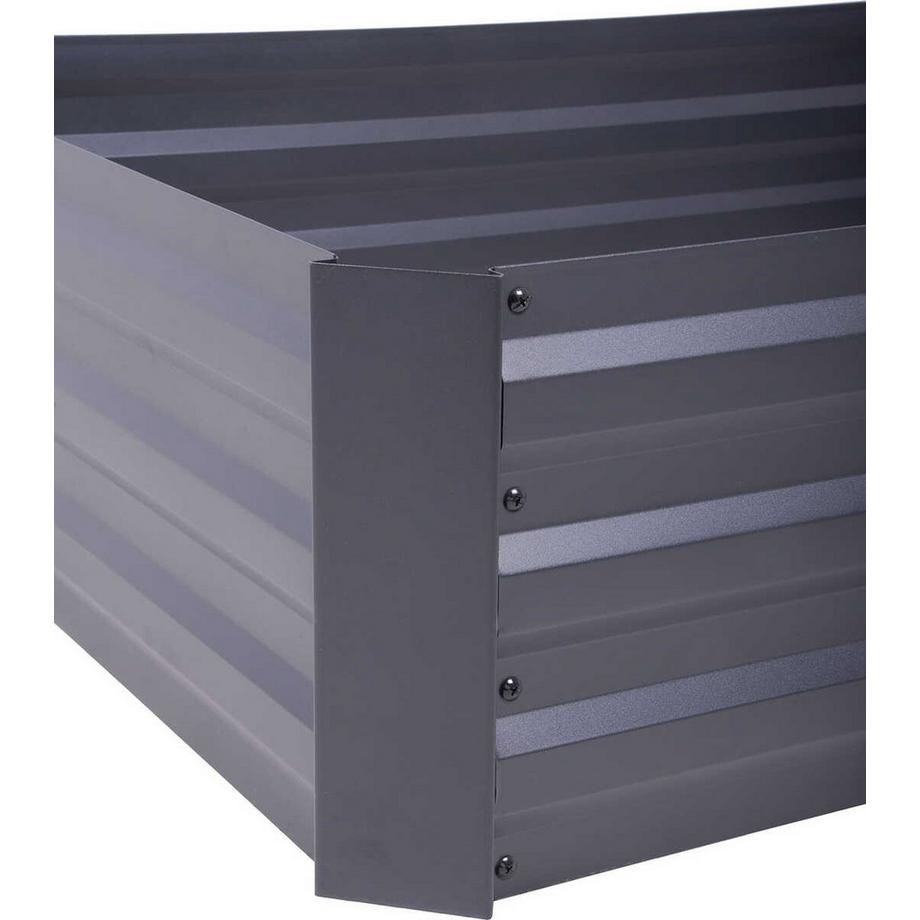 mutoni Bordure de parterre Botanika acier anthracite  