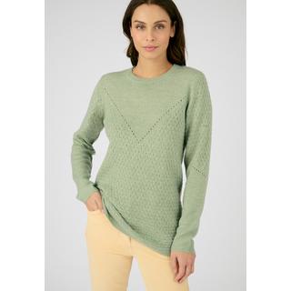 Damart  Pull maille ajourée et point fantaisie Thermolactyl 