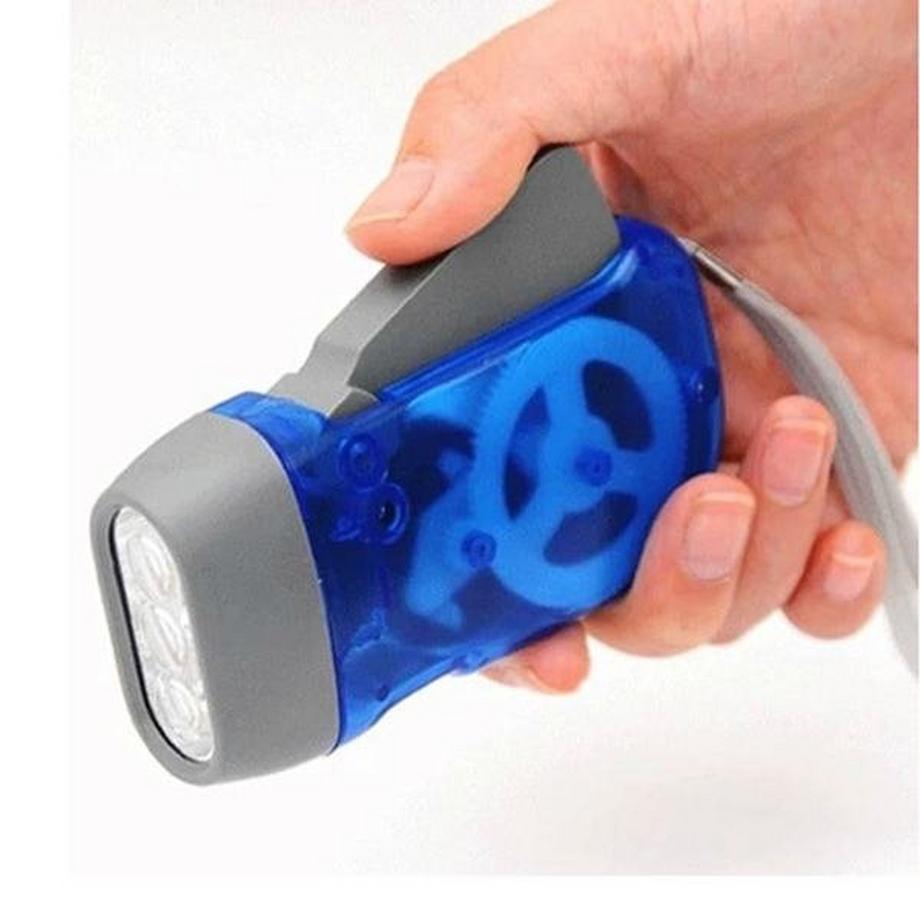 eStore  Lampe de poche à DEL manuelle - Vert 