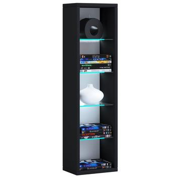 Holz CD DVD Regal | Bücherregal | Aufbewahrung | Maße H. 77 x B. 21 x T. 14 cm | Standregal - Rasato L