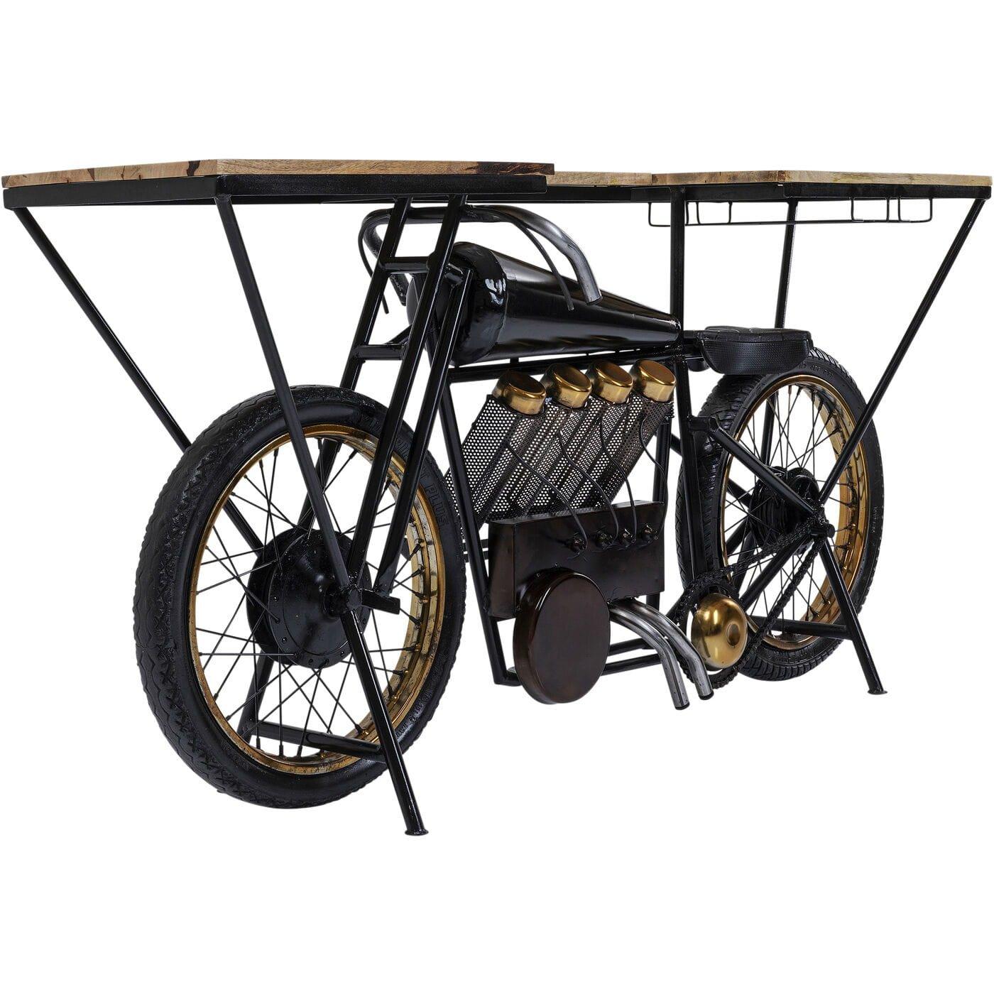 KARE Design Konsole Motorbike Schwarz  