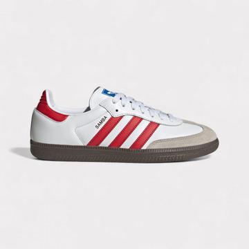 Samba OG -White Scarlet Red