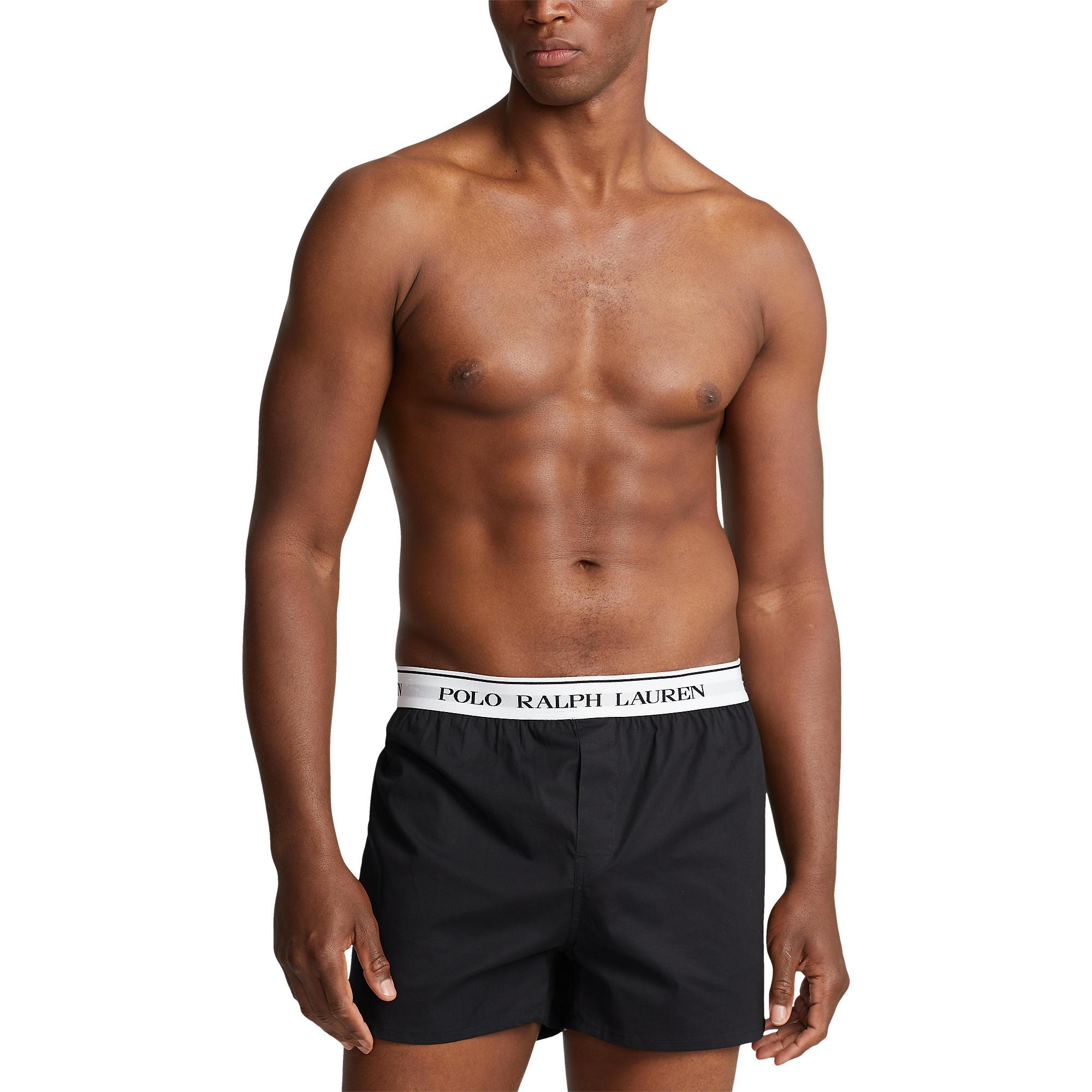 Ralph Lauren  Boxer tissé -ELASTIC BXER-3 PACK BOXER 