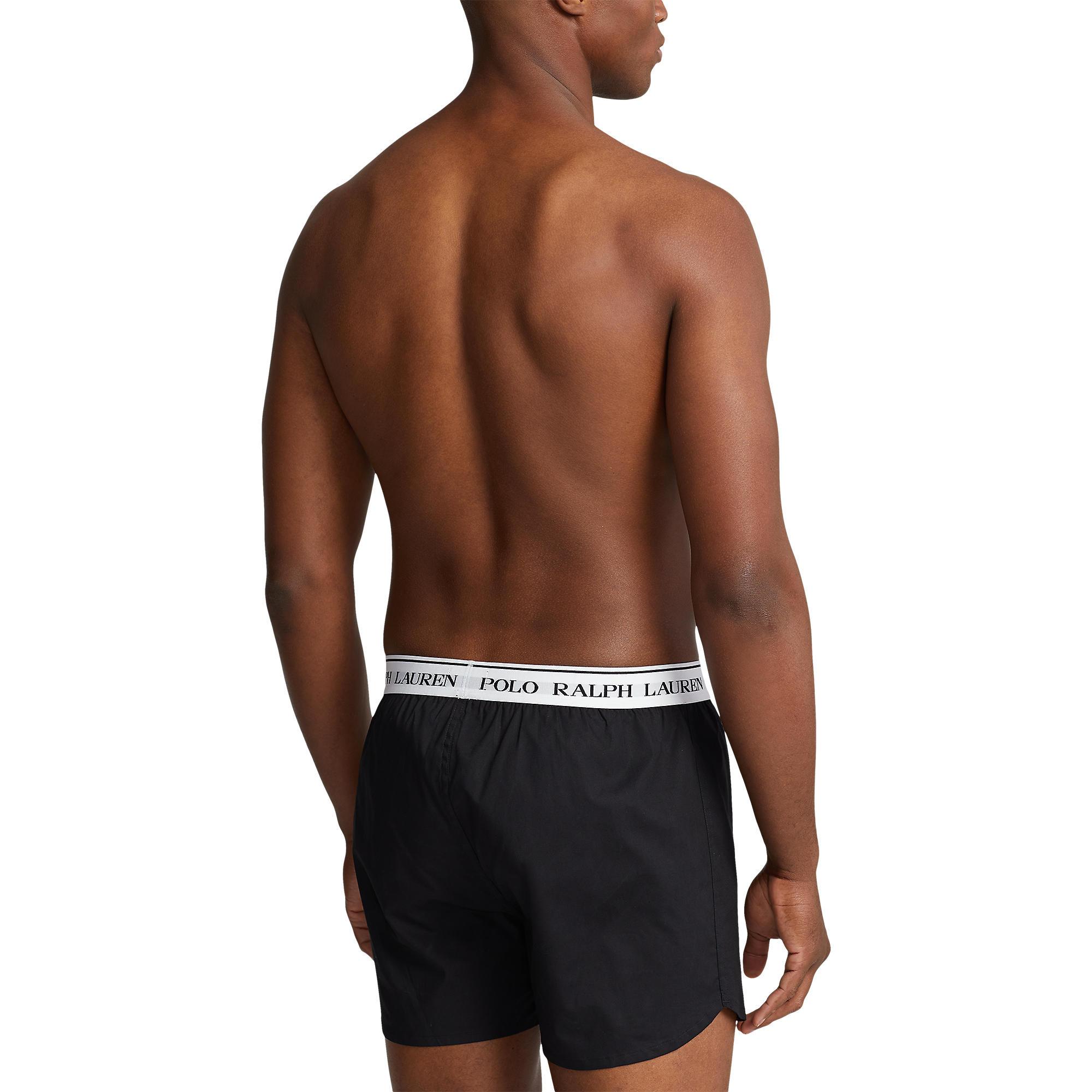 Ralph Lauren  Boxer tissé -ELASTIC BXER-3 PACK BOXER 