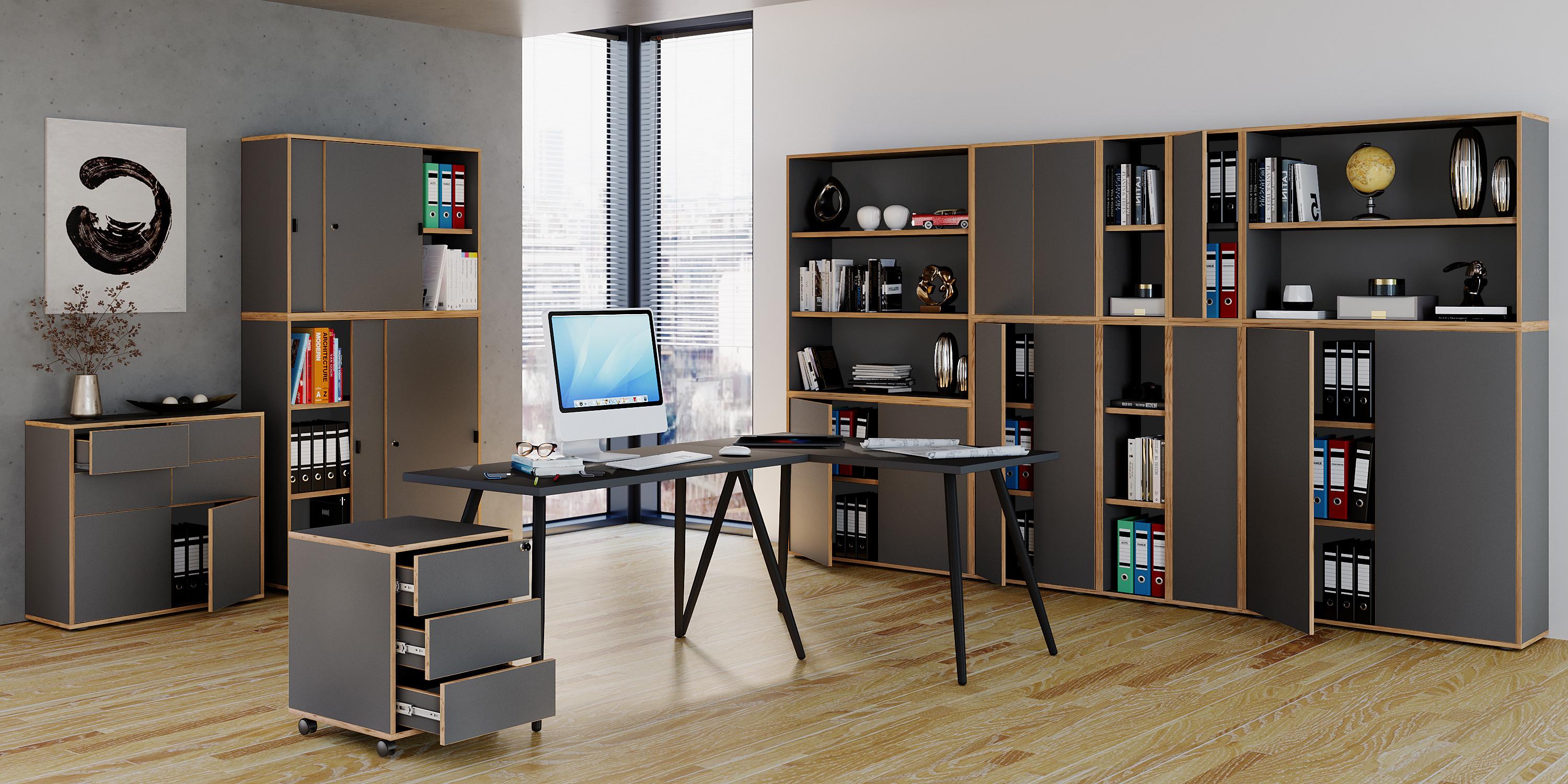 VCM Büroschrank Sideboard Salia 3fach B30  