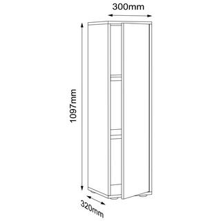 VCM Büroschrank Sideboard Salia 3fach B30  