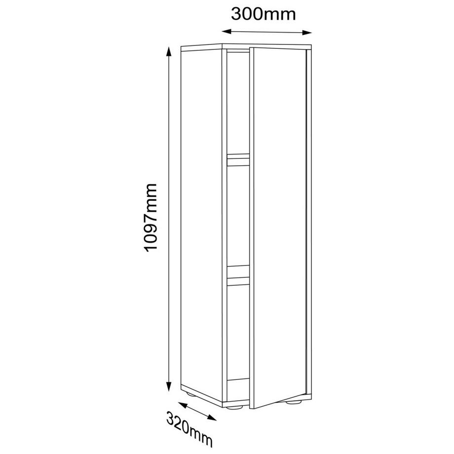 VCM Büroschrank Sideboard Salia 3fach B30  