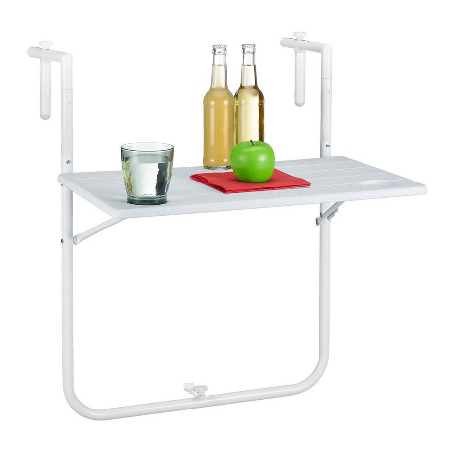 B2X  Table de balcon suspendue blanche 