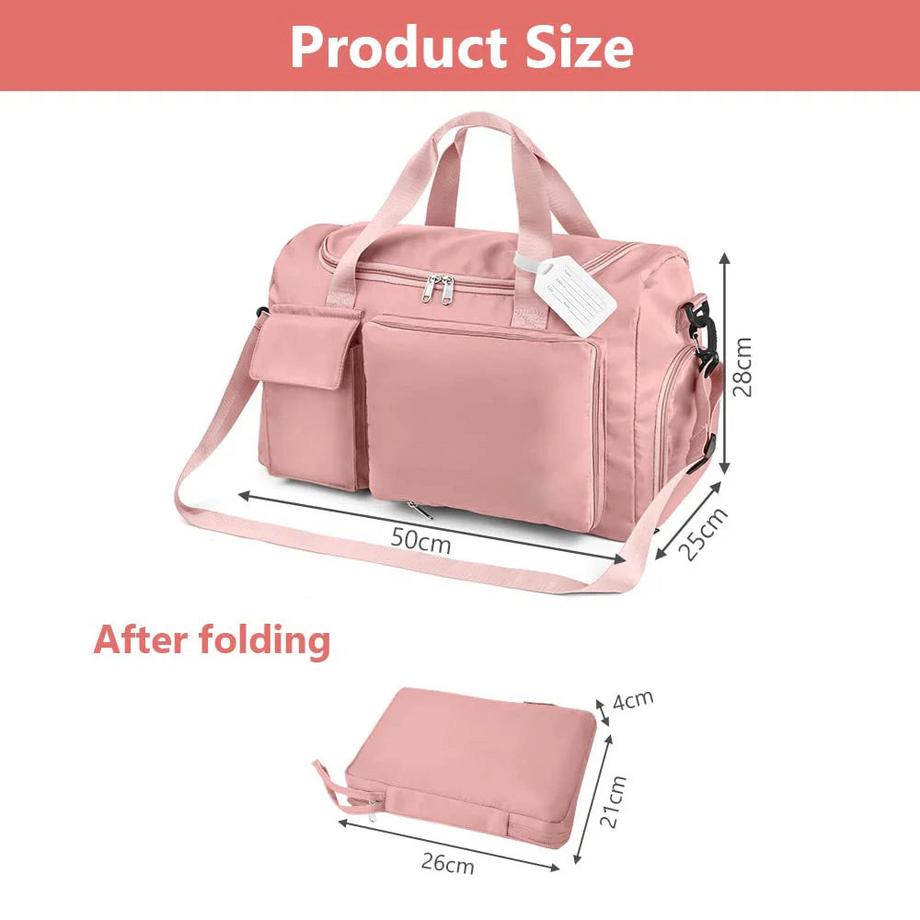 Only-bags.store Faltbare Weekender Reisetasche  