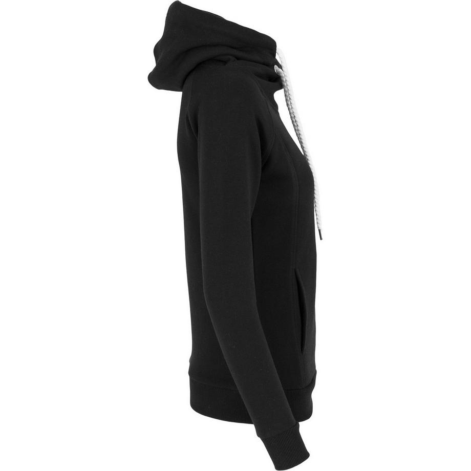 URBAN CLASSICS Felpa con cappuccio collo alto Raglan  