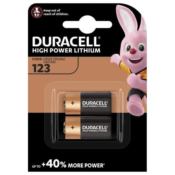 Image of DURACELL DURACELL Photobatterie Specialty Ultra CR123 B2 DL123A, CR123A, 3V 2 Stück - A23