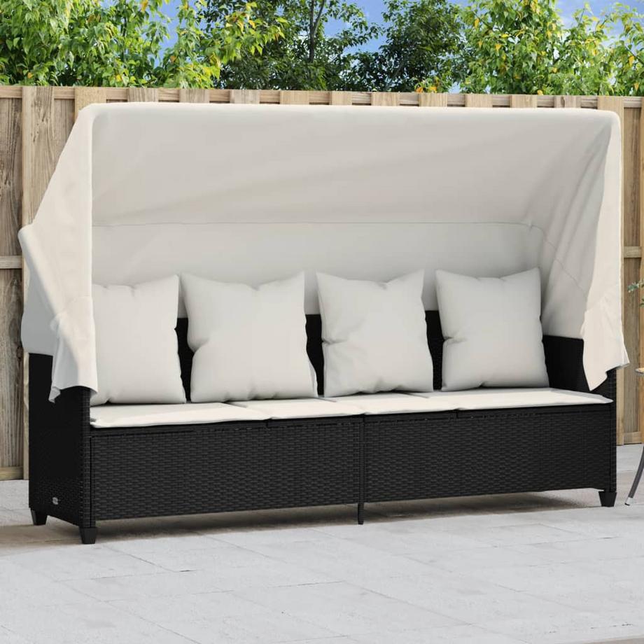 VidaXL lettino Polirattan  