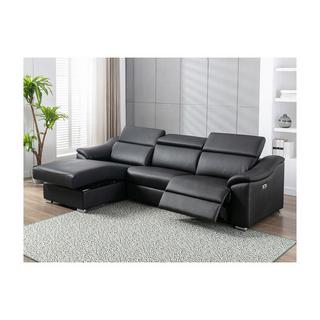 Vente-unique Ecksofa Relaxsofa elektrisch Oberleder Ecke links PEDRERA  