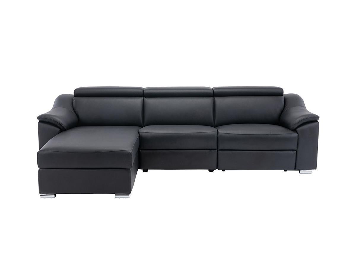 Vente-unique Ecksofa Relaxsofa elektrisch Oberleder Ecke links PEDRERA  