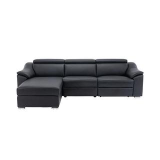 Vente-unique Ecksofa Relaxsofa elektrisch Oberleder Ecke links PEDRERA  