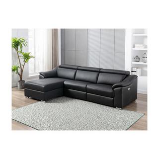 Vente-unique Ecksofa Relaxsofa elektrisch Oberleder Ecke links PEDRERA  