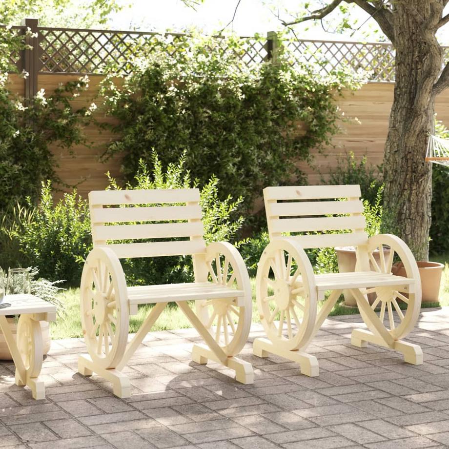 VidaXL sedia da giardino Legno  