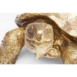 KARE Design Figurine déco Tortue or Medium  